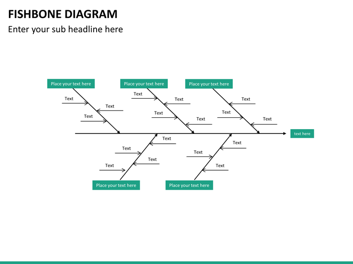 Fishbone Diagram PowerPoint Template SketchBubble