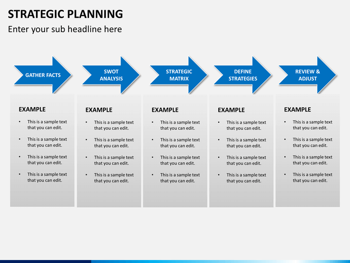 Strategic Planning PowerPoint Template SketchBubble