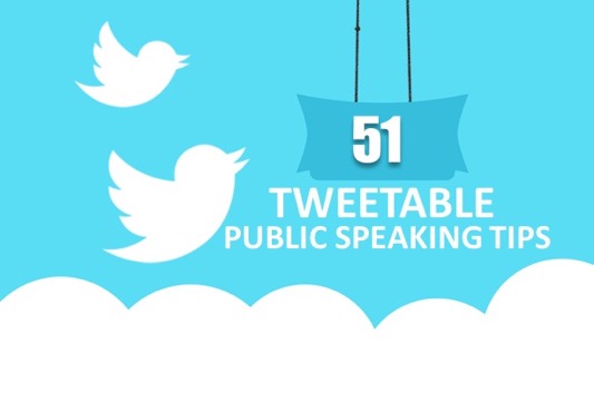 Tweetable Public Speaking Tips