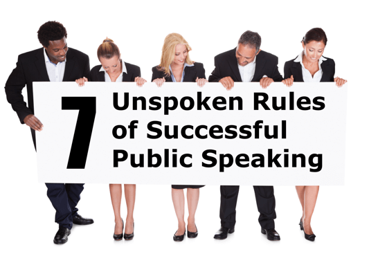 Public Speaking Rules