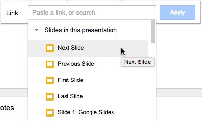 Link your slides