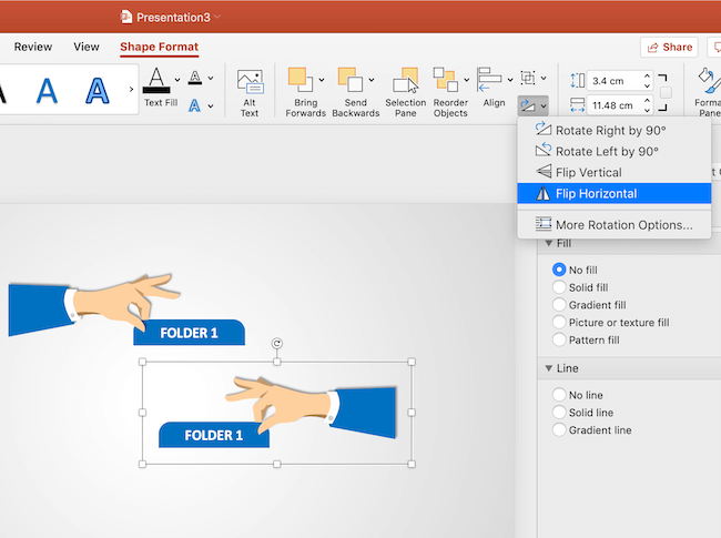 powerpoint page flip