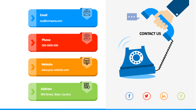 Contact Information Slide