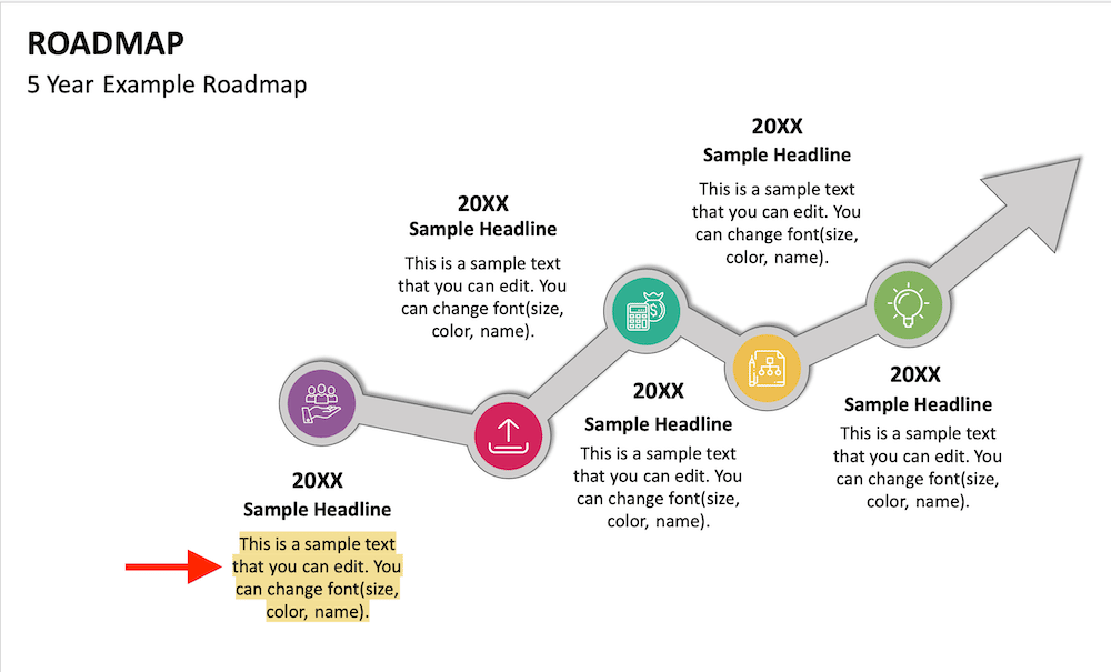 highlighted text in google slides