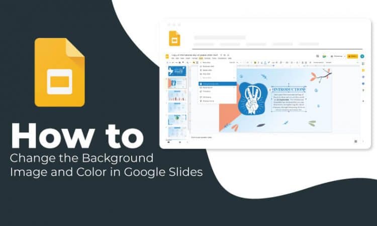 How to Change the Background Image and Color in Google Slides