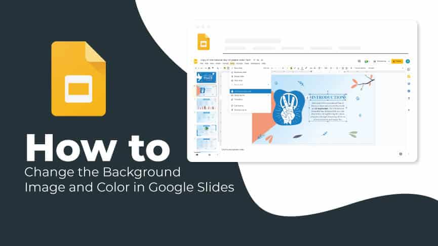 How to Change the Background Image and Color in Google Slides