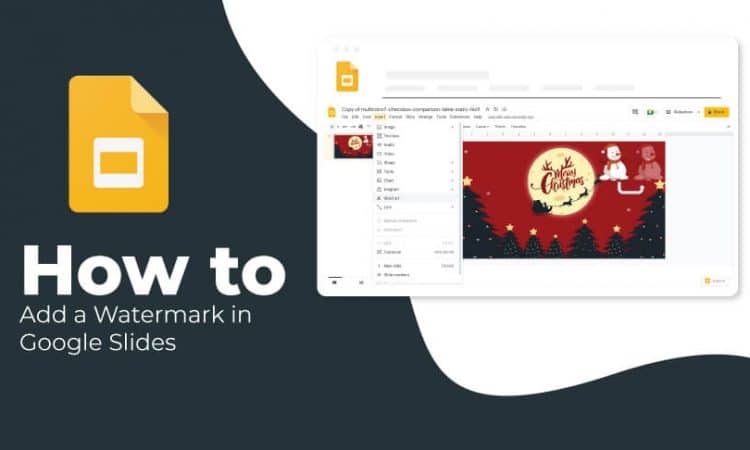 How to Add a Watermark in Google Slides