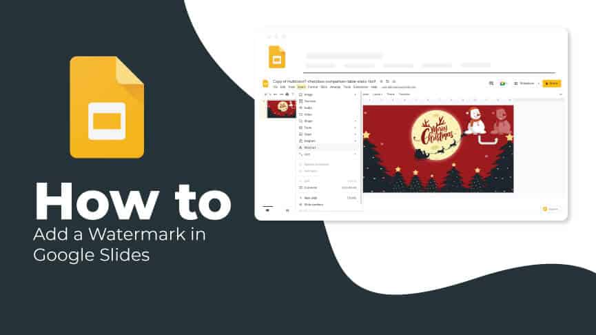 How to Add a Watermark in Google Slides