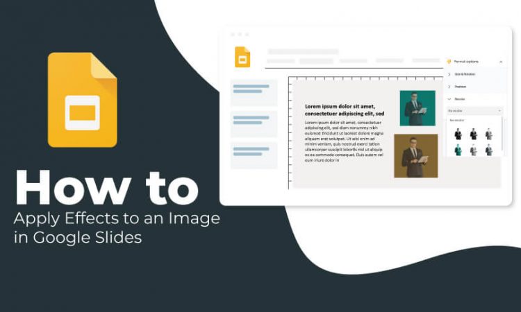 How to Apply Effects to an Image in Google Slides