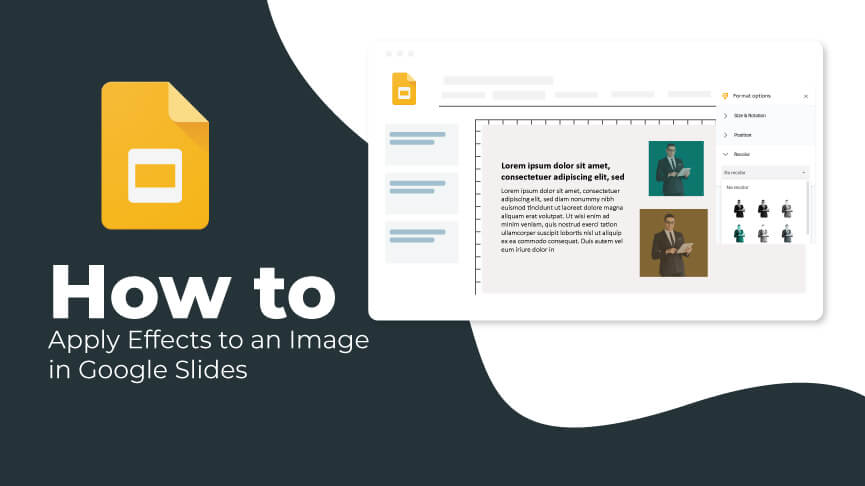 How to Apply Effects to an Image in Google Slides