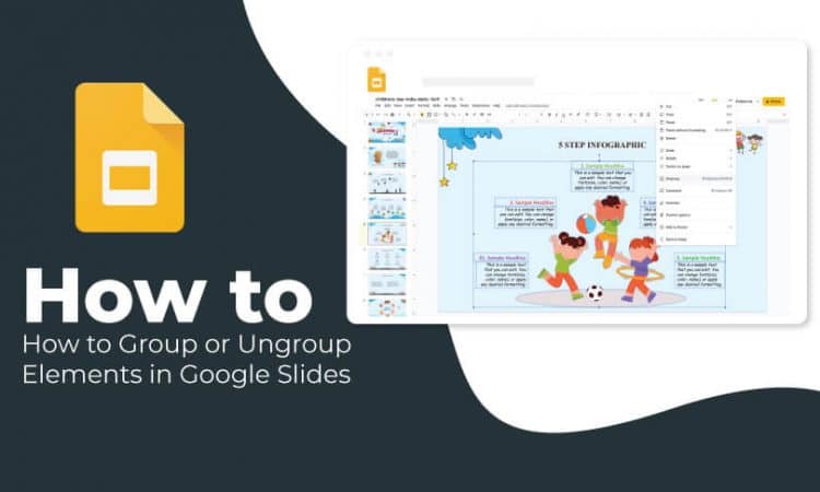 How to Group or Ungroup Elements in Google Slides