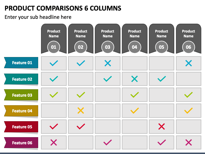 Table Design PPT Templates