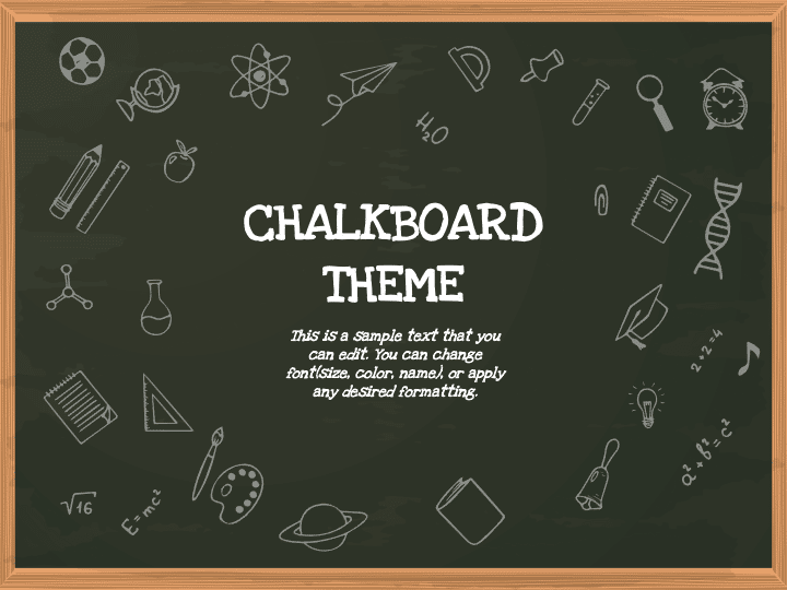 Chalkboard Presentation Theme