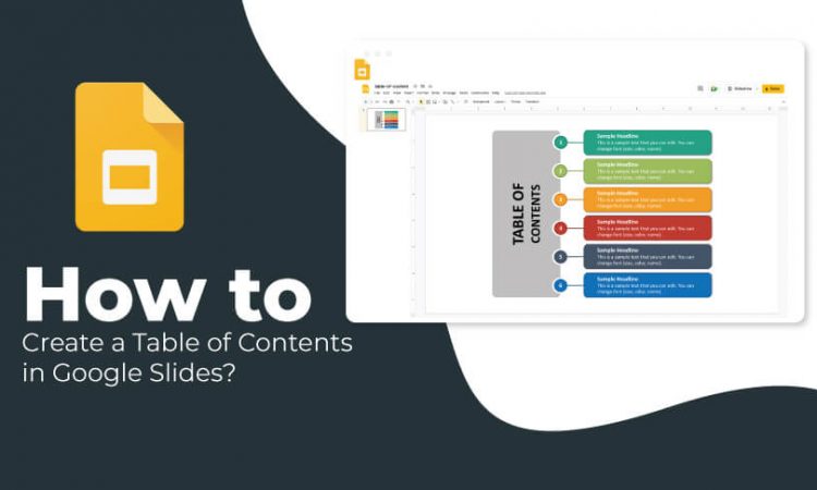 How to Create a Table of Contents in Google Slides?