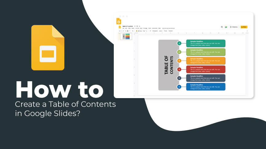 How to Create a Table of Contents in Google Slides?