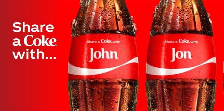 Share a Coke Campaign