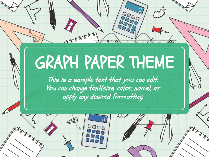 Graph paper theme for Google Slides