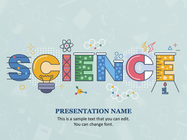 Science theme for Google Slides