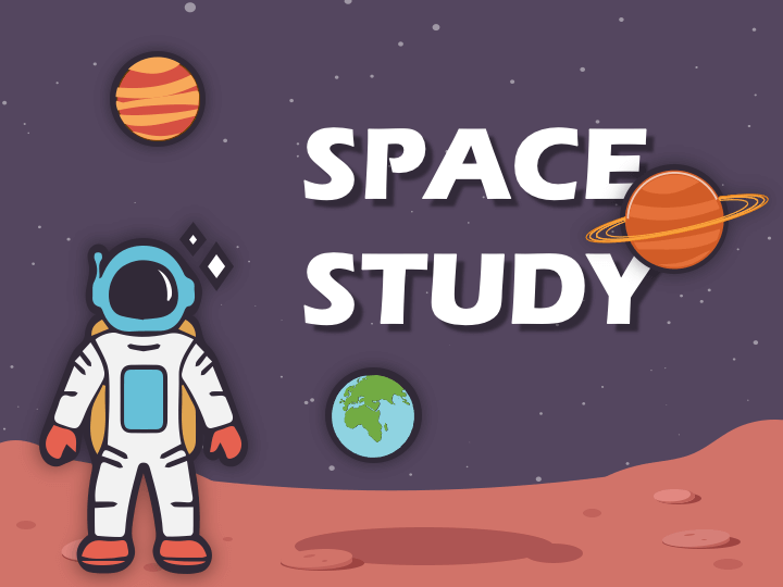 Space study Google Slides template