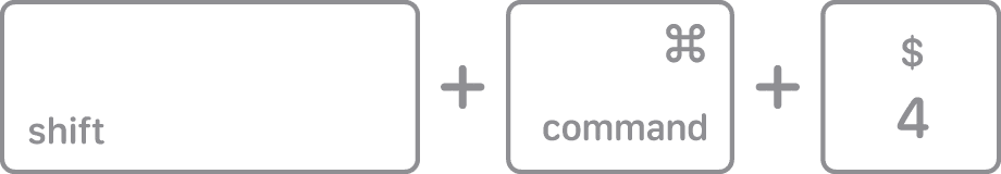 Screenshot command in Mac