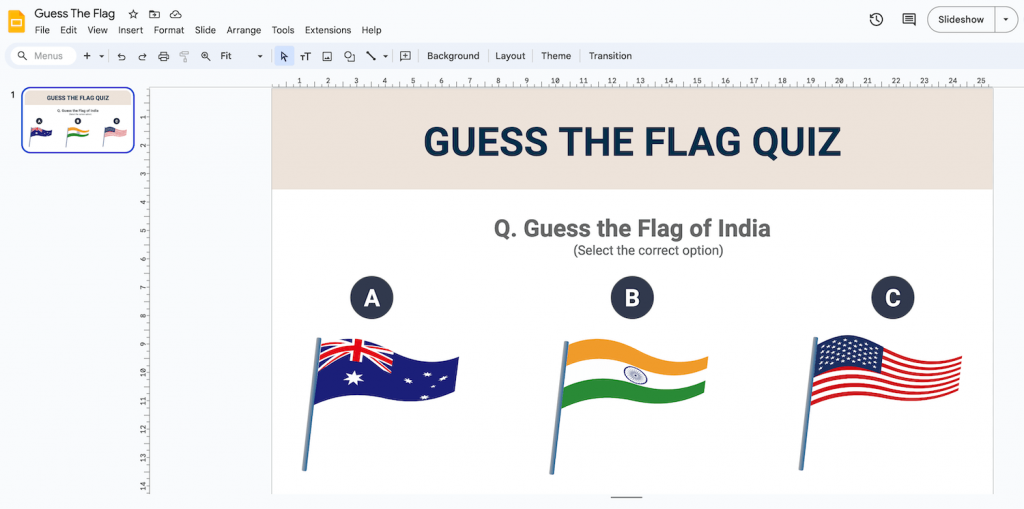 Create a Quiz in Google Slides - Part 4