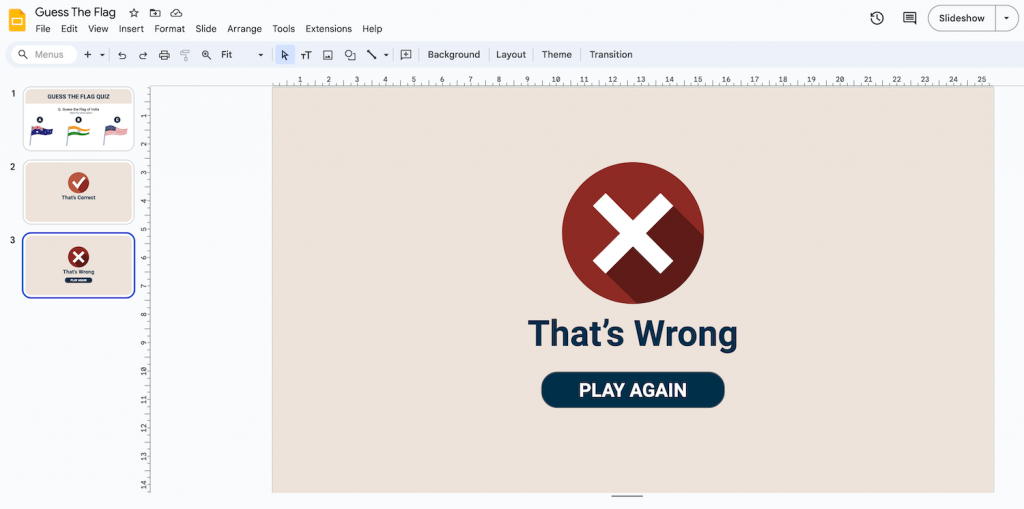 Create a Quiz in Google Slides - Part 6