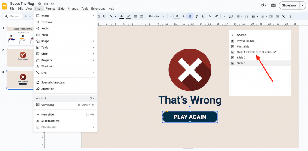 Create a Quiz in Google Slides - Part 9