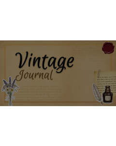 Tema Jurnal Vintage PPT Thumbnail