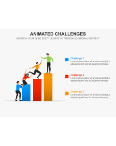 Template PowerPoint dan Google Slide Tantangan Animasi