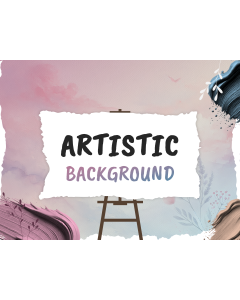 Tema Latar Belakang Artistik PPT Thumbnail
