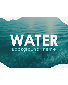 Tema Latar Belakang Air PPT Thumbnail