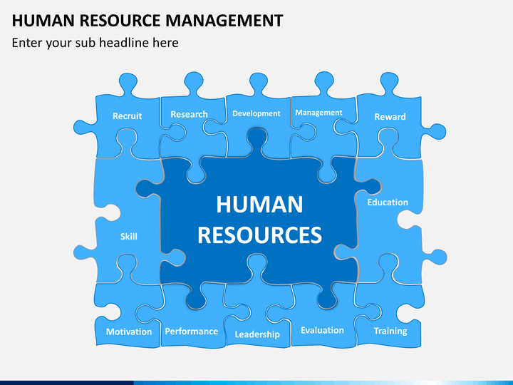 Human Resource Management PowerPoint Template SketchBubble