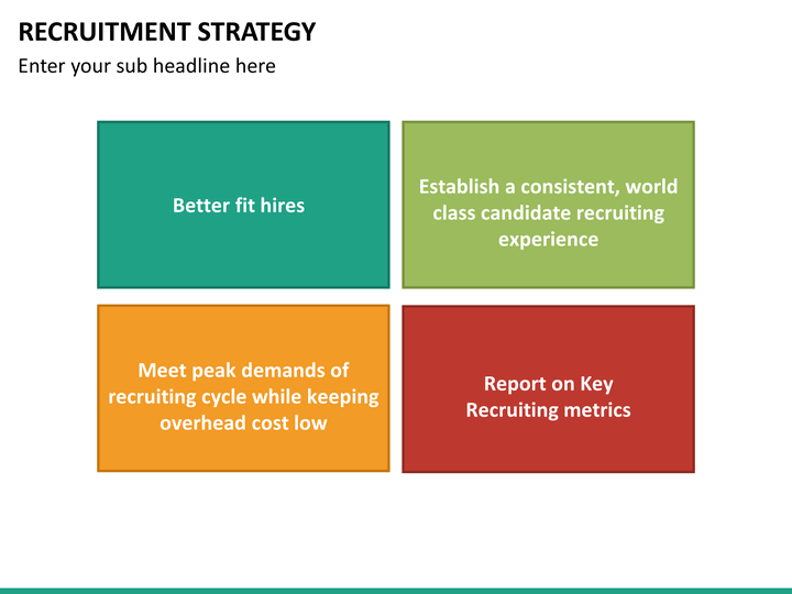 Recruitment Strategy PowerPoint Template  SketchBubble