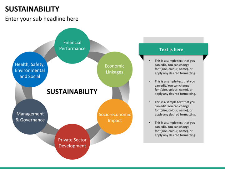 Sustainability PowerPoint Template SketchBubble
