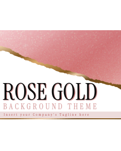 Rose Gold fon mavzusi PPT eskizi